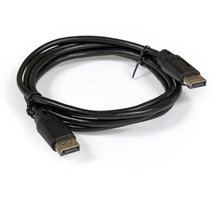 Кабель DisplayPort-DisplayPort ExeGate EX-CC-DP-1.0, v1.2, 1м, чёрный - фото 51378336