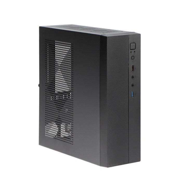 Корпус ExeGate Desktop MI-301U, без БП, mATX/mini-ITX, 1хUSB 2.0, 1хUSB 3.0, чёрный - фото 51378350