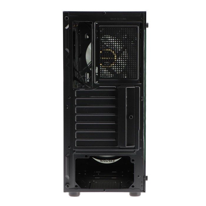 Корпус ExeGate Miditower i3 MATRIX, без БП, ATX, 2хUSB 2.0, 1хUSB 3.0, подсветка, чёрный - фото 51378396