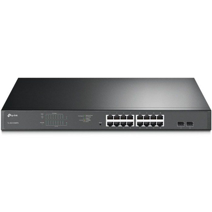 Коммутатор TP-Link JetStream TL-SG1218MPE, управляемый, 16х10/100/1000BASE-T - фото 51378638 Коммутатор TP-Link JetStream TL-SG1218MPE, управляемый, 16х10/100/1000BASE-T - фото 51378638