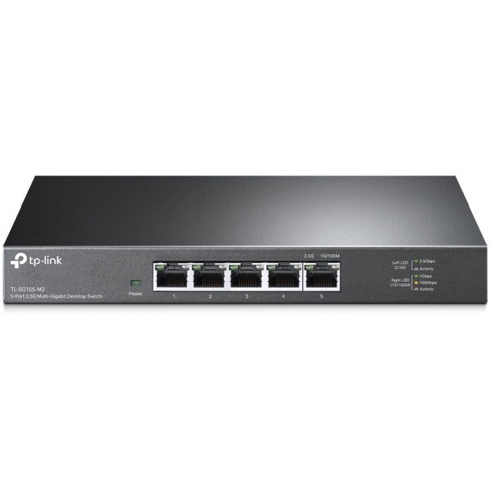 Коммутатор TP-Link TL-SG105-M2, неуправляемый, 5х100/1000/2.5GBASE-T - фото 51378670