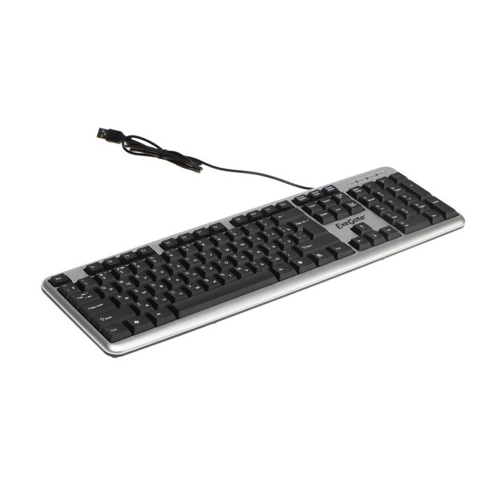 Клавиатура ExeGate Professional LY-401, проводная, мембранная, 104 клавиши, USB, чёрная - фото 51379092 Клавиатура ExeGate Professional LY-401, проводная, мембранная, 104 клавиши, USB, чёрная - фото 51379092