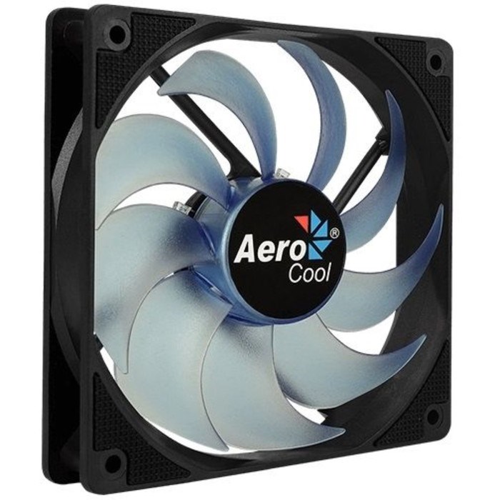 Вентилятор Aerocool Motion 12 plus Blue, 120x120 мм, 3-pin 4-pinMolex, 22dB, 160гр, LED, Ret   94931 - фото 51379376