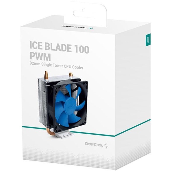 Кулер Deepcool ICE BLADE 100 PWM 1700 Soc-AM4/1151/1200/1700, 4-pin, 15-29dB, Al+Cu, 100W - фото 51379424