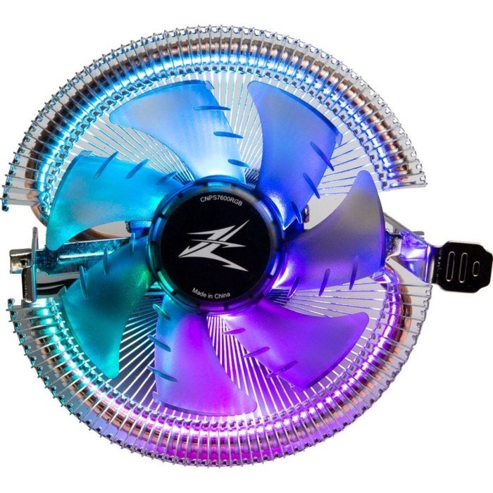 Кулер Zalman CNPS7600 RGB Soc-AM5/AM4/1151/1200/2066/1700, 4-pin, 16-27dB, Al+Cu, 95W - фото 51379458