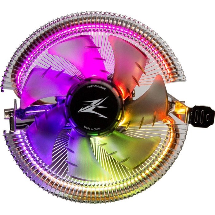 Кулер Zalman CNPS7600 RGB Soc-AM5/AM4/1151/1200/2066/1700, 4-pin, 16-27dB, Al+Cu, 95W - фото 51379459