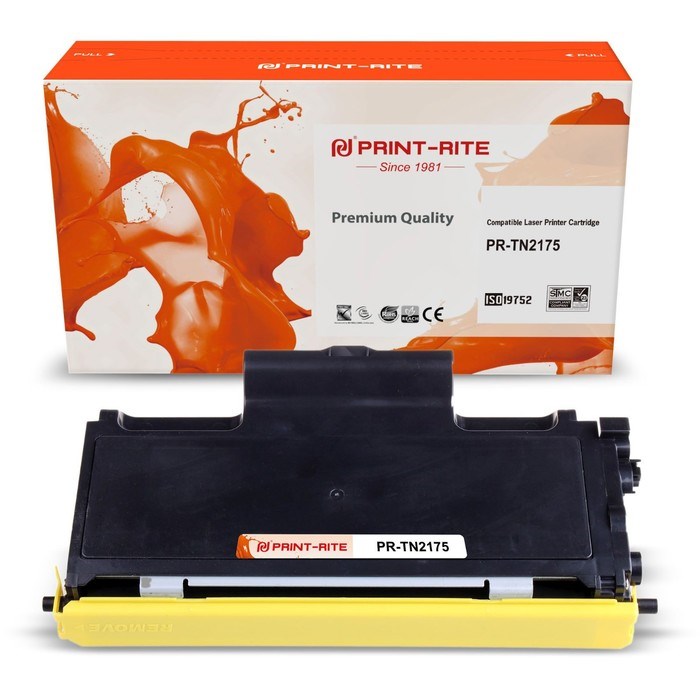 Картридж лазерный Print-Rite TFB601BPU1J для Brother HL-2140/2150/2170 (2600k), чёрный - фото 51379586