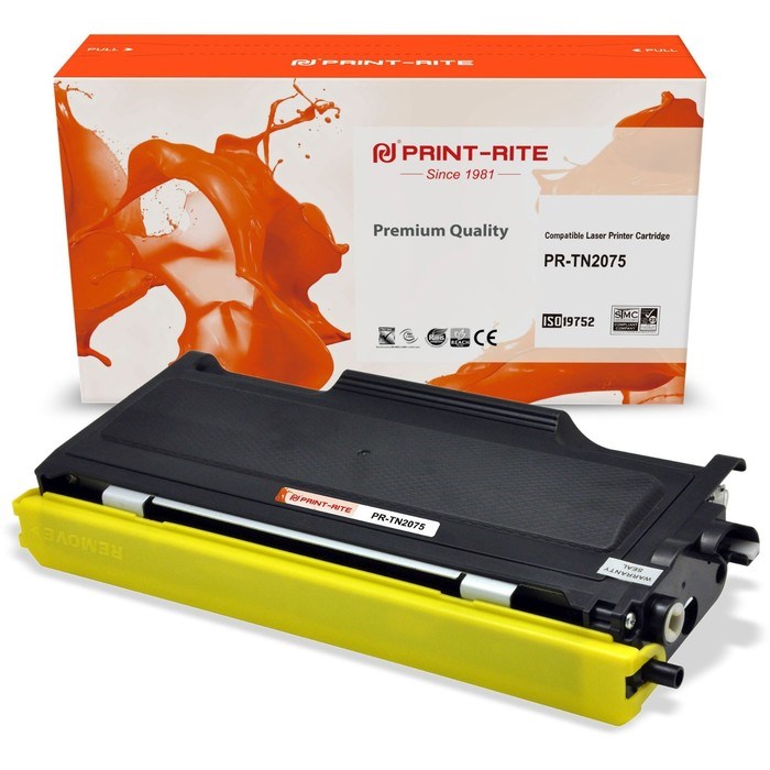 Картридж лазерный Print-Rite TFB697BPU1J PR-TN2075 TN-2075 (2500k), чёрный - фото 51379609