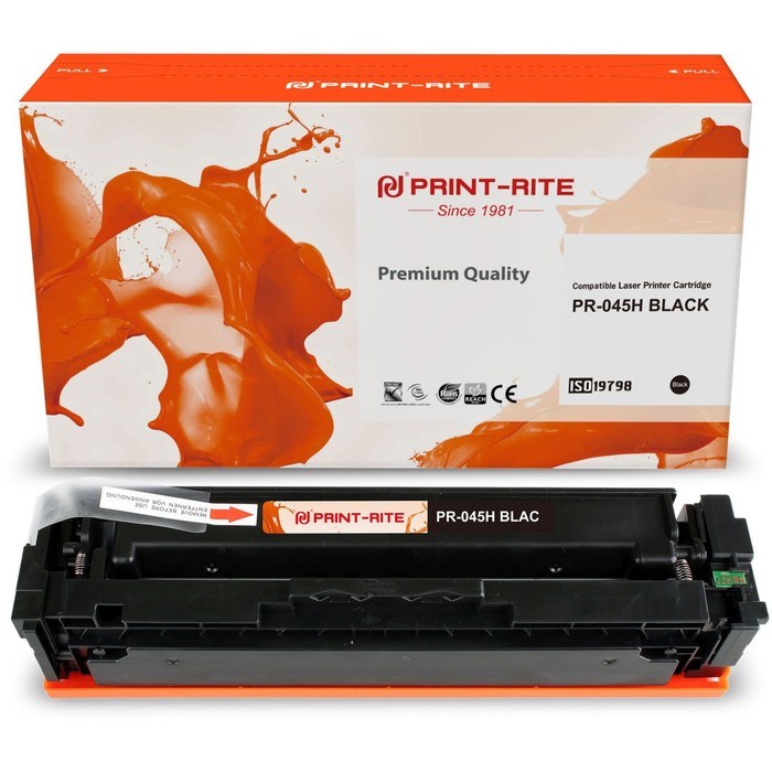 Картридж лазерный Print-Rite TFC447BPU1J для Canon LBP 611Cn/613Cdw/631Cn (2800k), чёрный - фото 51379661