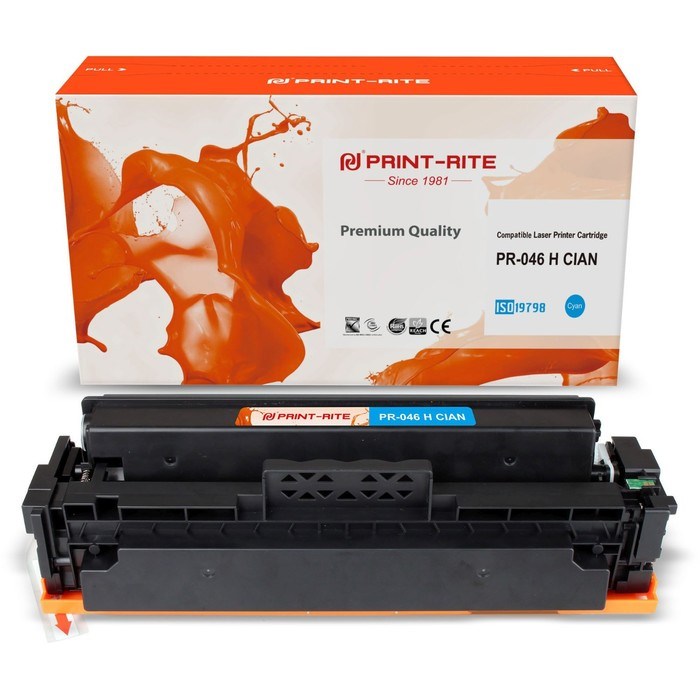 Картридж лазерный Print-Rite TFC452CPU1J для Canon LBP 653Cdw/654Cx/MF732Cdw (5000k), голубой   9506 - фото 51379679