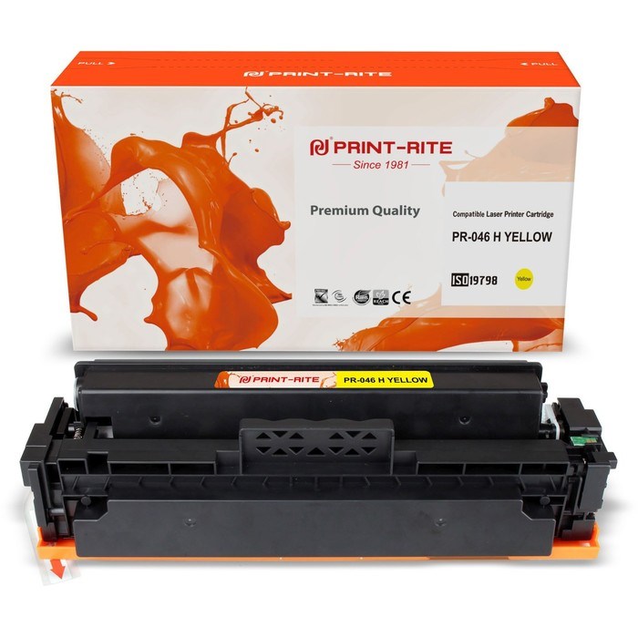 Картридж лазерный Print-Rite TFC454YPU1J для Canon LBP 653Cdw/654Cx/MF732Cdw (5000k), жёлтый   95063 - фото 51379687