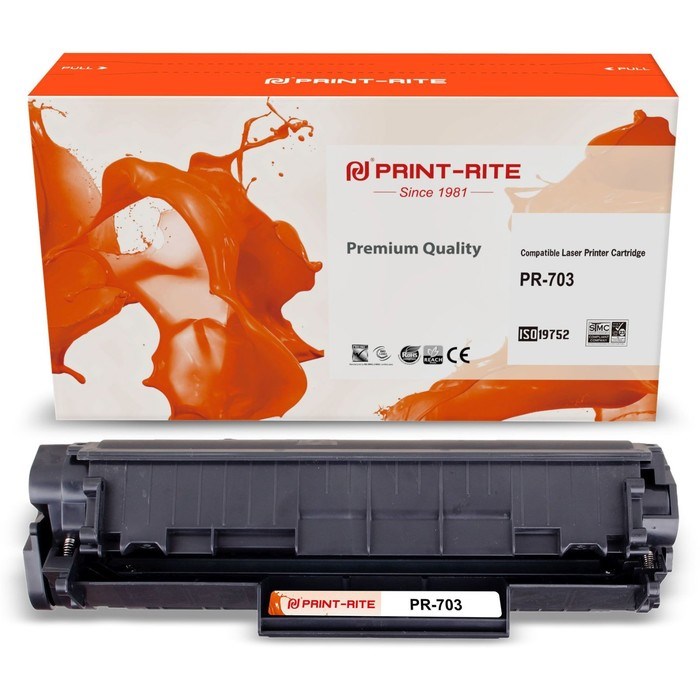 Картридж лазерный Print-Rite TFH724BPU1J PR-703 для Canon LBP2900/3000Series (2000k), чёрный   95064 - фото 51379752