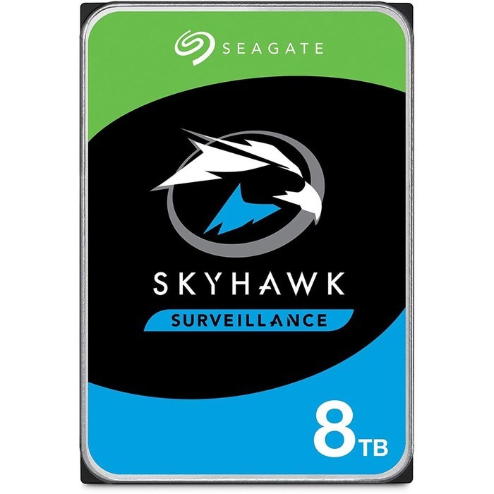 Жёсткий диск Seagate ST8000VX004 Surveillance Skyhawk, 8 Тб, SATA-III, 3.5" - фото 51379785