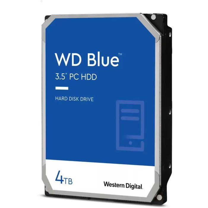 Жёсткий диск WD WD40EZAZ Desktop Blue, 4 Тб, SATA-III, 3.5" - фото 51379791