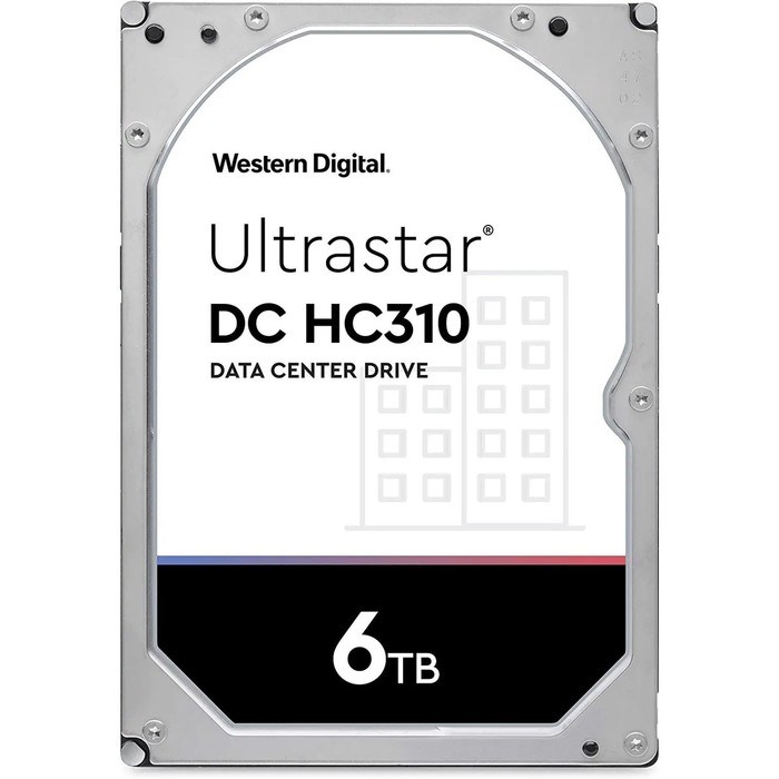 Жёсткий диск WD 0B36039 HUS726T6TALE6L4 Server Ultrastar DC HC310, 6 Тб, SATA-III, 3.5" - фото 51379792