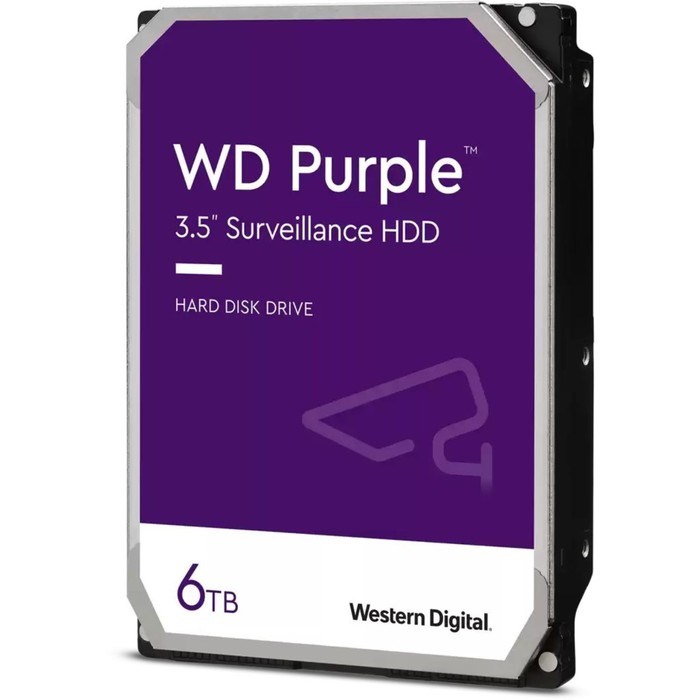 Жёсткий диск WD WD63PURZ Video Streaming Purple, 6 Тб, SATA-III, 3.5" - фото 51379793 Жёсткий диск WD WD63PURZ Video Streaming Purple, 6 Тб, SATA-III, 3.5" - фото 51379793