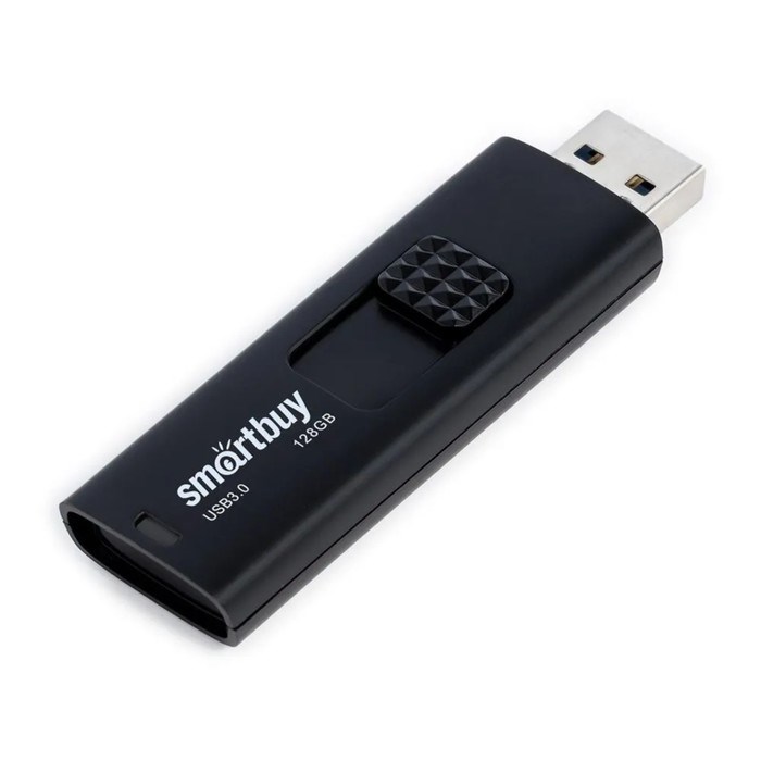 Флешка SmartBuy Fashion Black, 128 Гб, USB3.0, чт до 140 Мб/с, зап до 40 Мб/с, черная - фото 51379877