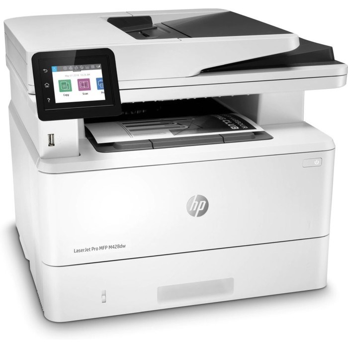 МФУ, лаз ч/б HP LaserJet Pro RU M428dw (W1A28A#B19), 1200x1200dpi, A4, Duplex, WiFi - фото 51380193