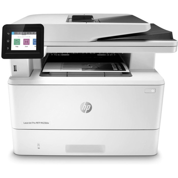 МФУ, лаз ч/б HP LaserJet Pro RU M428dw (W1A28A#B19), 1200x1200dpi, A4, Duplex, WiFi - фото 51380194