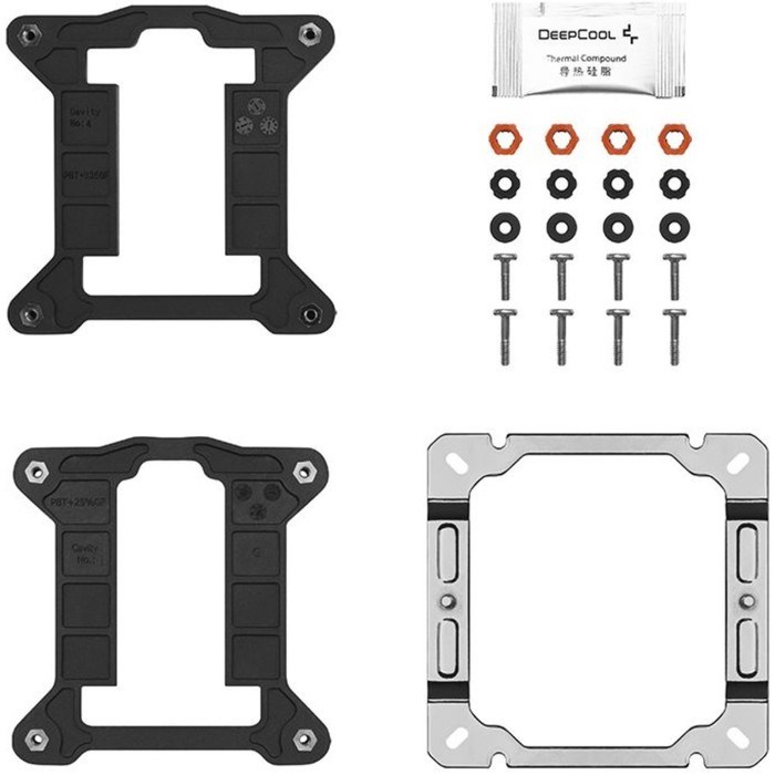 Кулер Deepcool AG400 LED Soc-AM5/AM4/1151/1200/1700 4-pin 18-32dB, Al+Cu, 130W, 614 гр, LED   949317 - фото 51380556