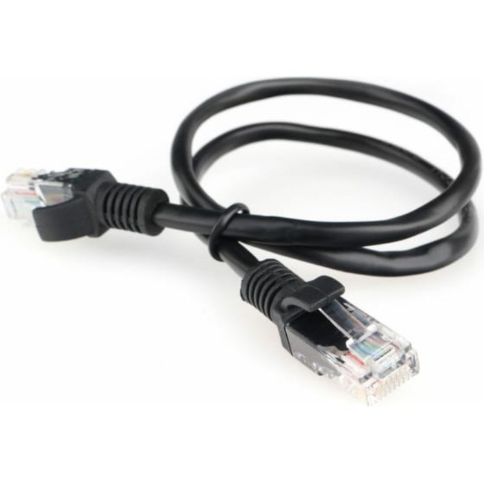 Патч-корд Гарнизон PC-UTP-5e-0.5-BK, UTP 5е кат., RJ-45(m)-RJ-45(m), 0.5м, черный - фото 51380630