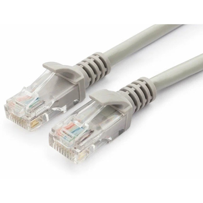 Патч-корд Гарнизон PC-UTP-5e-1, UTP 5е кат., RJ-45(m)-RJ-45(m), 1 м, серый - фото 51380634