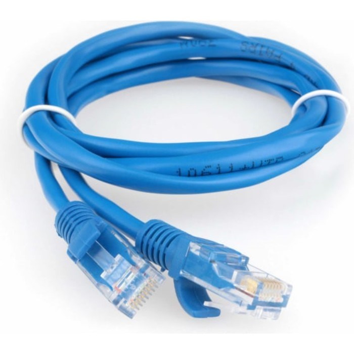 Патч-корд Гарнизон PC-UTP-5e-1.5-B, UTP 5е кат., RJ-45(m)-RJ-45(m), 1.5 м, синий - фото 51380640