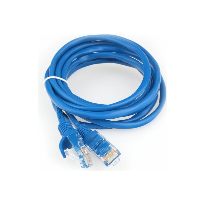 Патч-корд Гарнизон PC-UTP-5e-2-B, UTP 5е кат., RJ-45(m)-RJ-45(m), 2 м, синий - фото 51380645