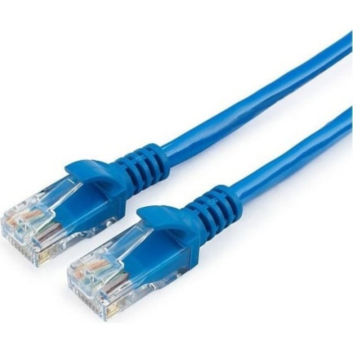 Патч-корд Гарнизон PC-UTP-5e-3-B, UTP 5е кат., RJ-45(m)-RJ-45(m), 3 м, синий - фото 51380653