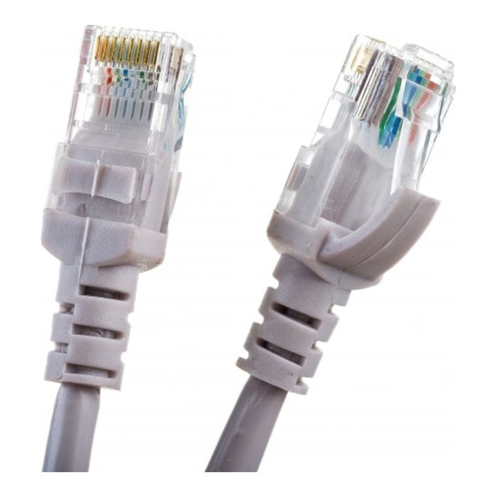 Патч-корд DORI, UTP 4 кат., RJ-45(m)-RJ-45(m), 2 м, серый - фото 51380938