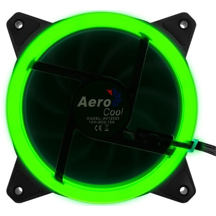 Вентилятор Aerocool Rev RGB, 120x120 мм, 3-pin, 15dB, 153 гр, LED, Ret - фото 51381013