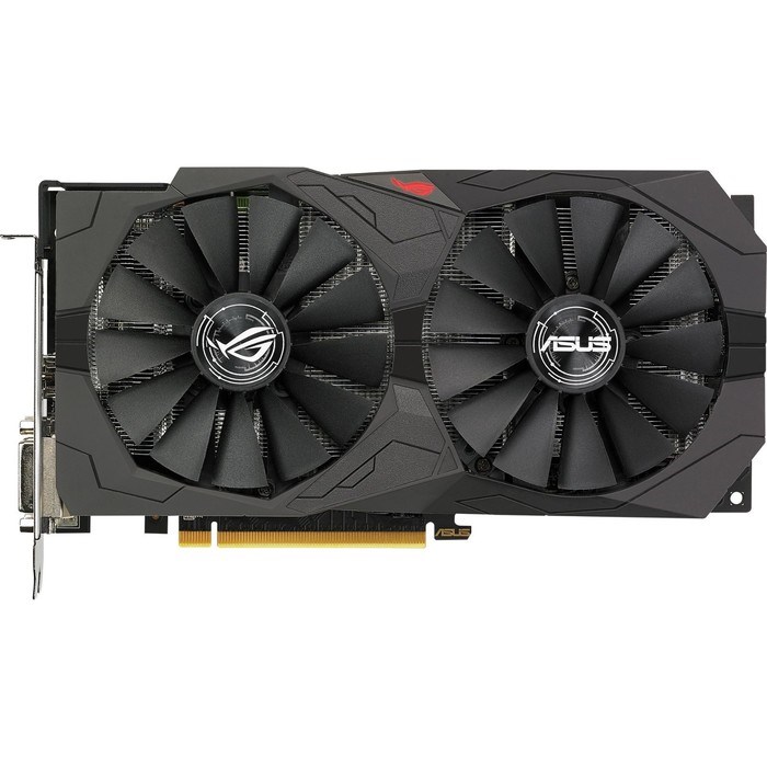 Видеокарта Asus ROG-STRIX-RX560-4G-V2-GAMING, Radeon RX 560 4 Гб, GDDR5, HDMI, DP, DVI - фото 51381047