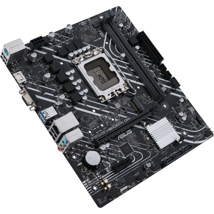 Материнская плата Asus PRIME H610M-K D4, LGA1700, H610, 2хDDR4, VGA, HDMI, mATX - фото 51381086