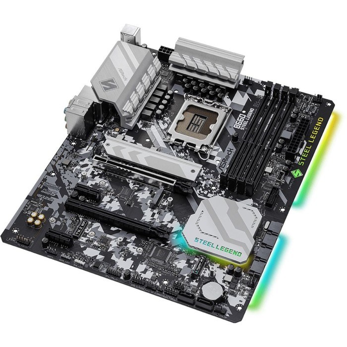 Материнская плата Asrock B660 STEEL LEGEND, LGA1700, B660, 4хDDR4, HDMI, DP, ATX - фото 51381100