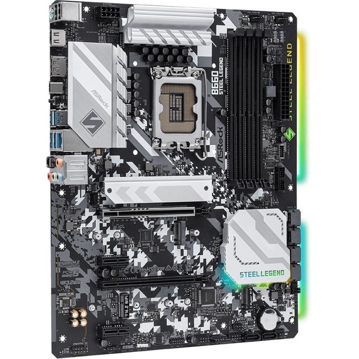 Материнская плата Asrock B660 STEEL LEGEND, LGA1700, B660, 4хDDR4, HDMI, DP, ATX - фото 51381101