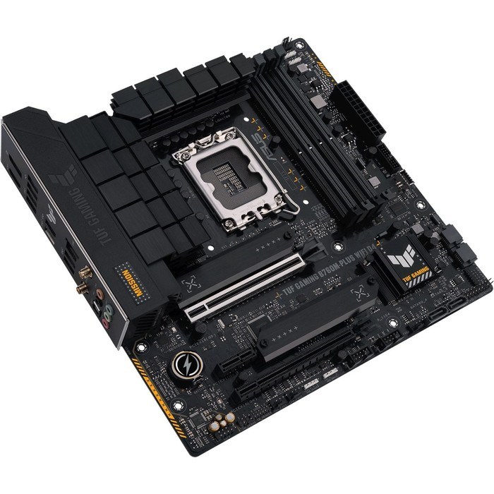 Материнская плата Asus TUF GAMING B760M-PLUS WIFI D4, LGA1700, B760, 4хDDR4, HDMI, DP, mATX   967311 - фото 51381131