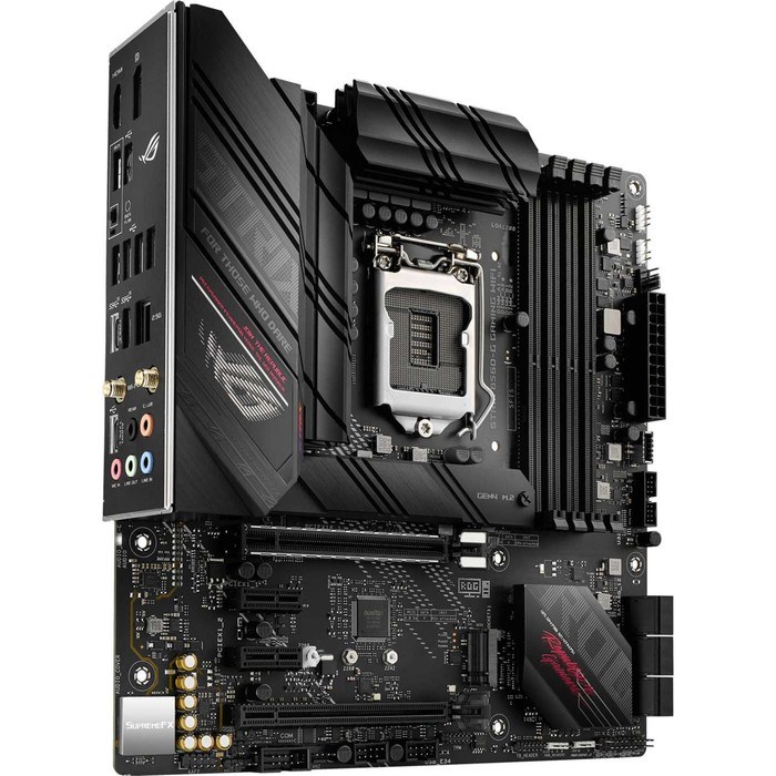 Материнская плата Asus ROG STRIX B560-G GAMING WIFI, LGA1200, B560, 4хDDR4, HDMI, DP, mATX - фото 51381145