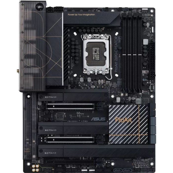 Материнская плата Asus PROART Z690-CREATOR WIFI, LGA1700, Z690, 4хDDR5, HDMI, DP, ATX - фото 51381149