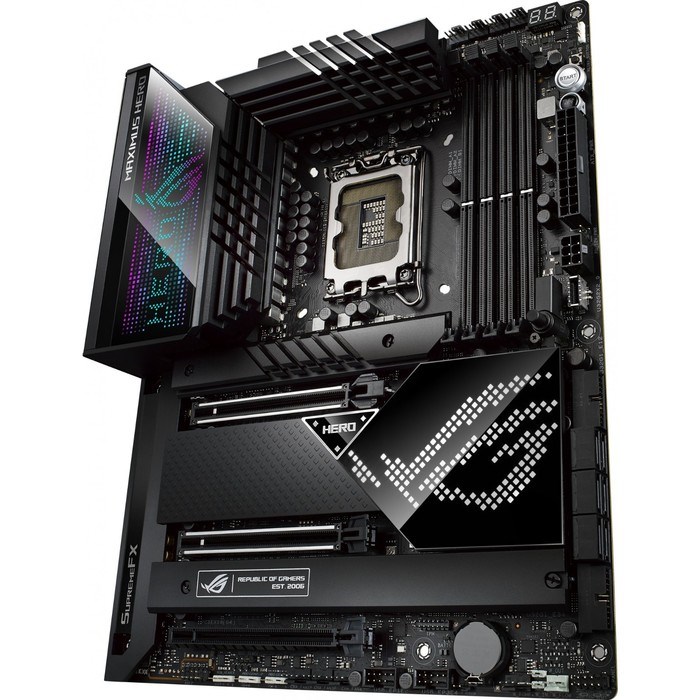 Материнская плата Asus ROG MAXIMUS Z690 HERO, LGA1700, Z690, 4хDDR5, HDMI, ATX - фото 51381161