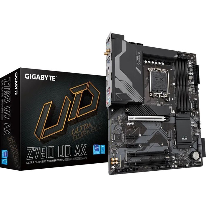 Материнская плата Gigabyte Z790 UD AX, LGA1700, Z790, 4хDDR5, HDMI, DP, ATX - фото 51381176