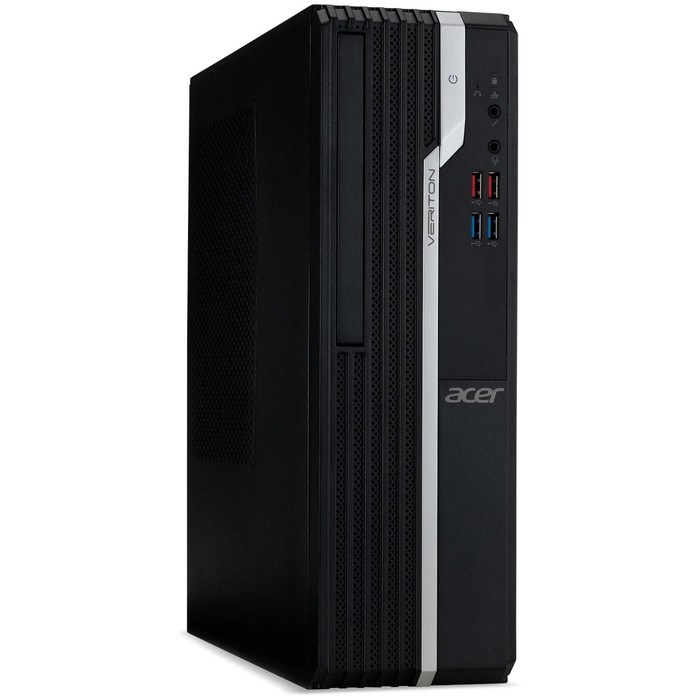 Компьютер Acer Veriton X2680G SFF, G6405, 4 Гб, SSD 128 Гб, UHD 610, Win10, чёрный - фото 51381211