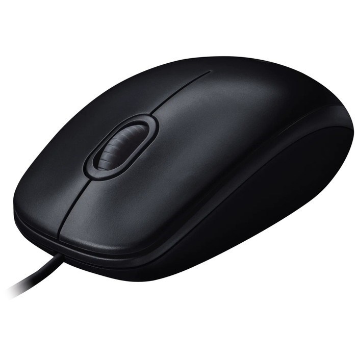 Мышь Logitech M90, проводная, оптическая, 1000 dpi, USB, чёрная - фото 51381223