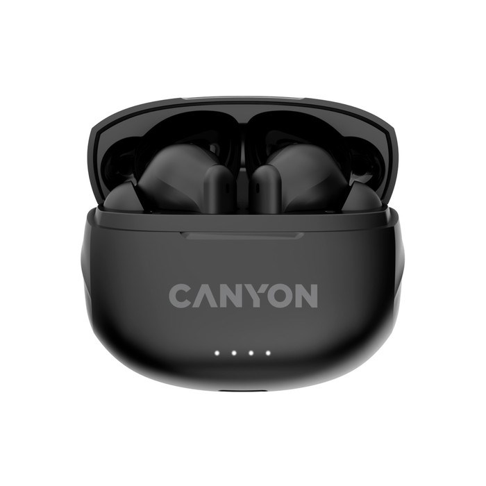 Наушники Canyon TWS-8, вакуумные, микрофон, шумоподавление, BT 5.3, 40/470 мАч, IP33, черные - фото 51381289