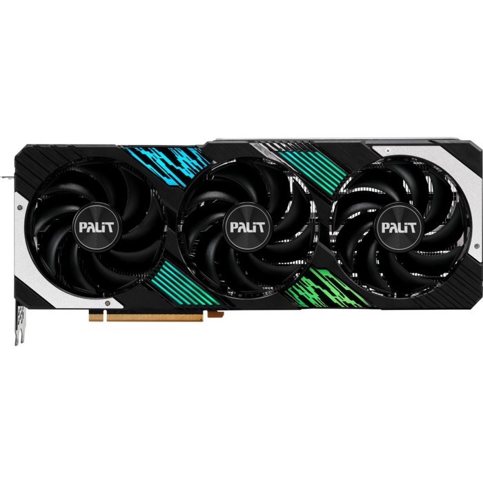 Видеокарта Palit PA-RTX4080 GAMINGPRO OC, GeForce RTX 4080 16 Гб, GDDR6X, HDMI, DP - фото 51381313