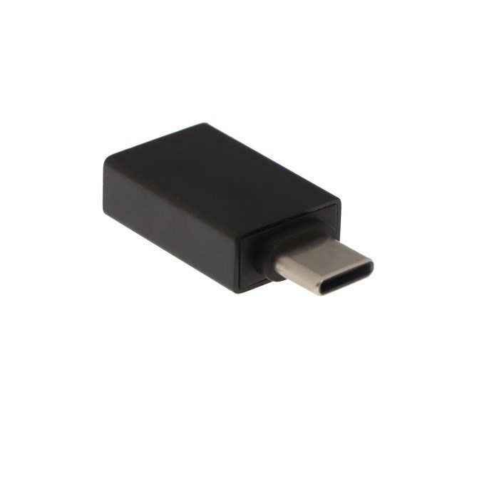 Переходник ExeGate EX-USB3-CMAF, Type C-USB 3.0, черный - фото 51381358