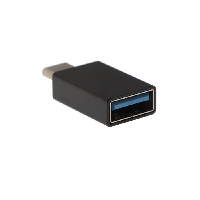 Переходник ExeGate EX-USB3-CMAF, Type C-USB 3.0, черный - фото 51381359