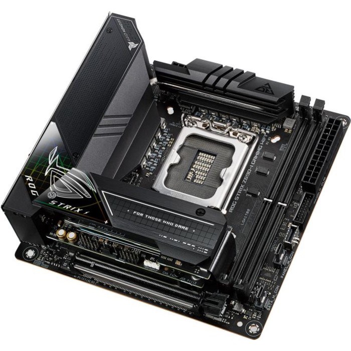 Материнская плата Asus ROG STRIX Z690-I GAMING WIFI, LGA1700, Z690, 2хDDR5, HDMI, mini-ITX - фото 51381570