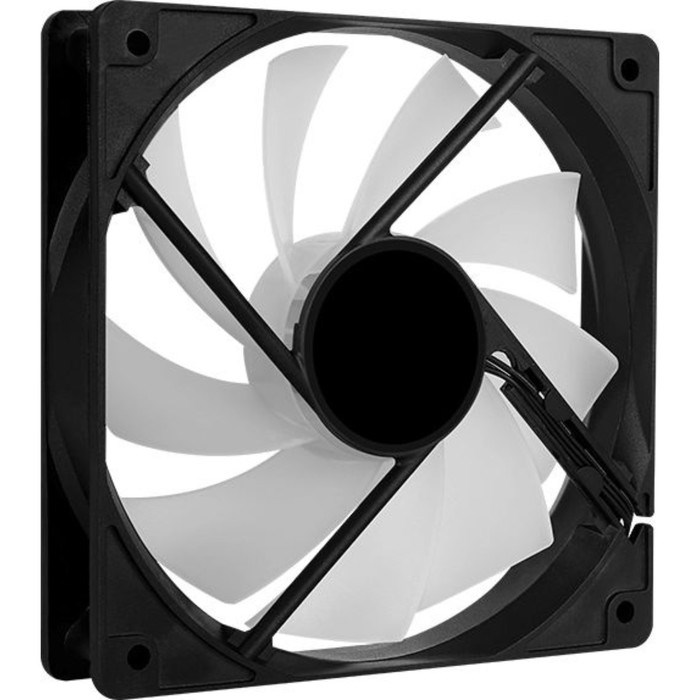 Вентилятор Aerocool Frost 12 PWM, 120x120 мм, 4-pin, 18-28dB, 160 гр, LED Ret - фото 51381724