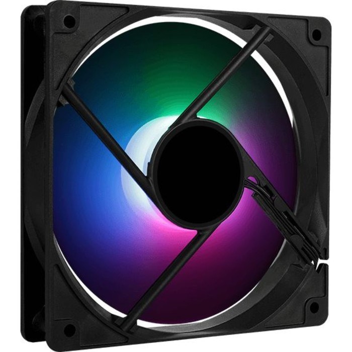 Вентилятор Aerocool Frost 12 PWM, 120x120 мм, 4-pin, 18-28dB, 160 гр, LED Ret - фото 51381725