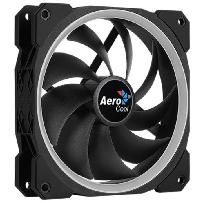 Вентилятор Aerocool Orbit, 120x120 мм, 3-pin, 14dB, 153 гр, LED, Ret - фото 51381737